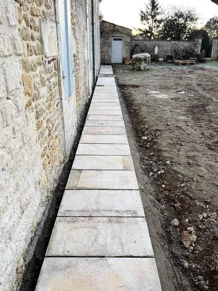 Travaux d’infrastructure sanitaire Tesson